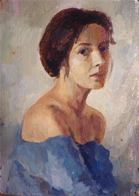 academic portrait by Anya Vasilyeva