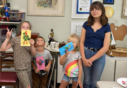 Thanksgiving Camp at Golden Key Art, Tarzana studio